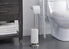  Free Standing Bathroom Toilet Tissue Paper Roll Holder Stand with Reserve Function - Stainless - Bonton