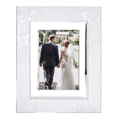 Silver Peony Frame