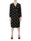 Ity Sutton Dot Printed Classic Wrap Dress