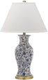  Safavieh Beijing Floral Urn Table Lamp Set of 2 - Blue - Bonton