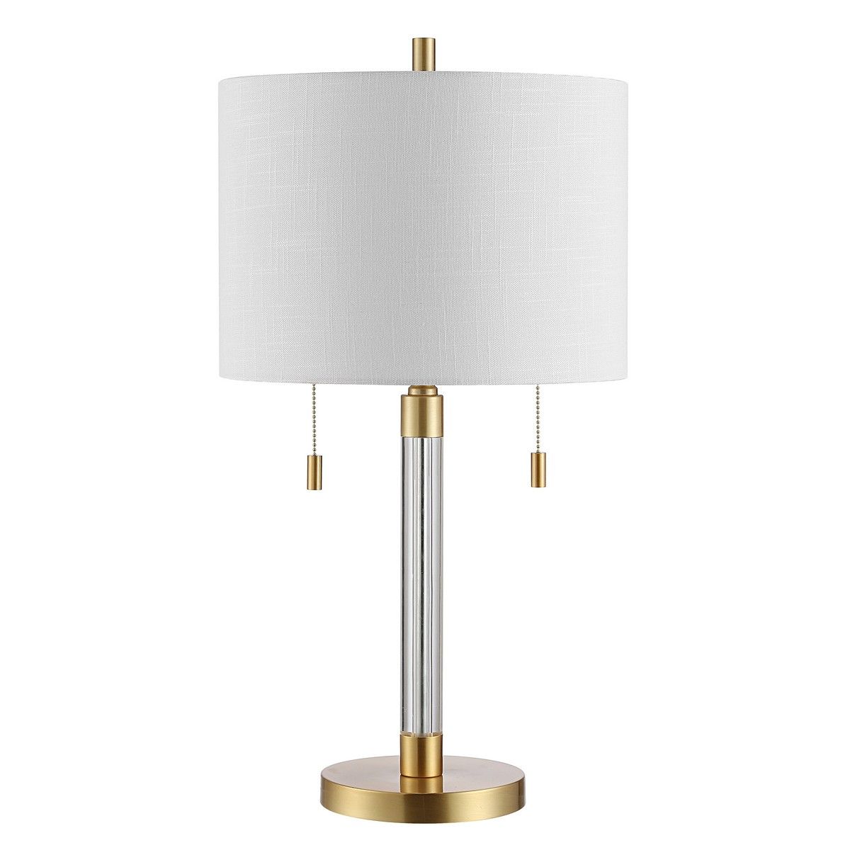  Safavieh Bixby Metal Table Lamp - White - Bonton