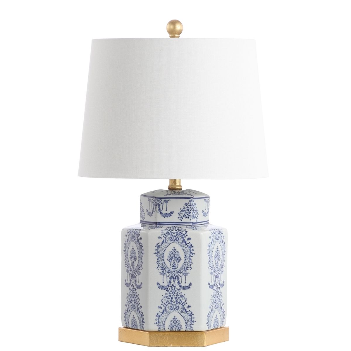  Safavieh Bodin Table Lamp Set of 2 - Blue - Bonton