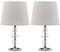 Crescendo Tie Crystal Lamp Set of 2