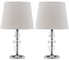  Safavieh Crescendo Tie Crystal Lamp Set of 2 - White - Bonton