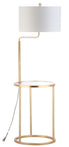  Safavieh Cricpin Floor Lamp Side Table - Gold - Bonton