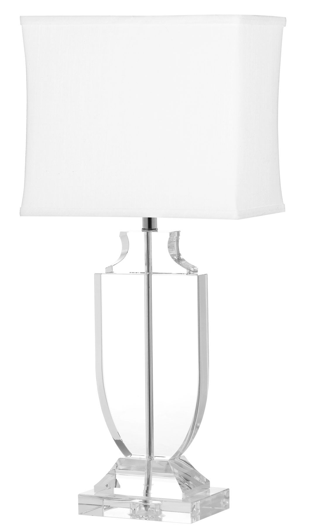  Safavieh Deirdre Crystal Urn Lamp - White - Bonton