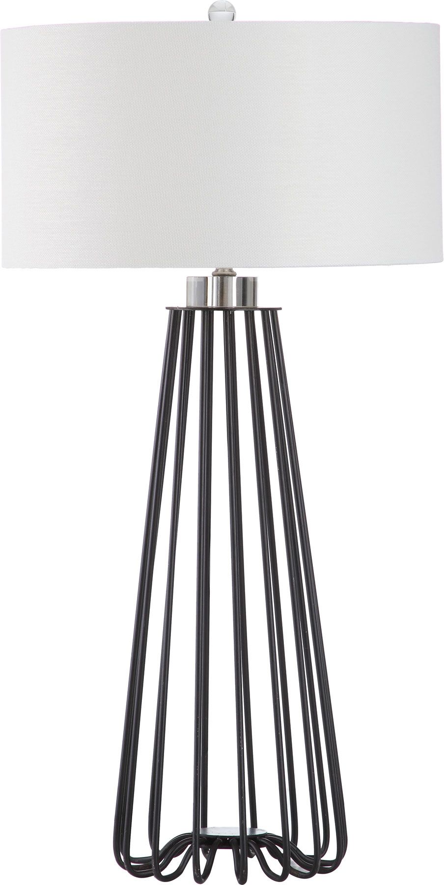  Safavieh Estill Table Lamp Set of 2 - Black - Bonton