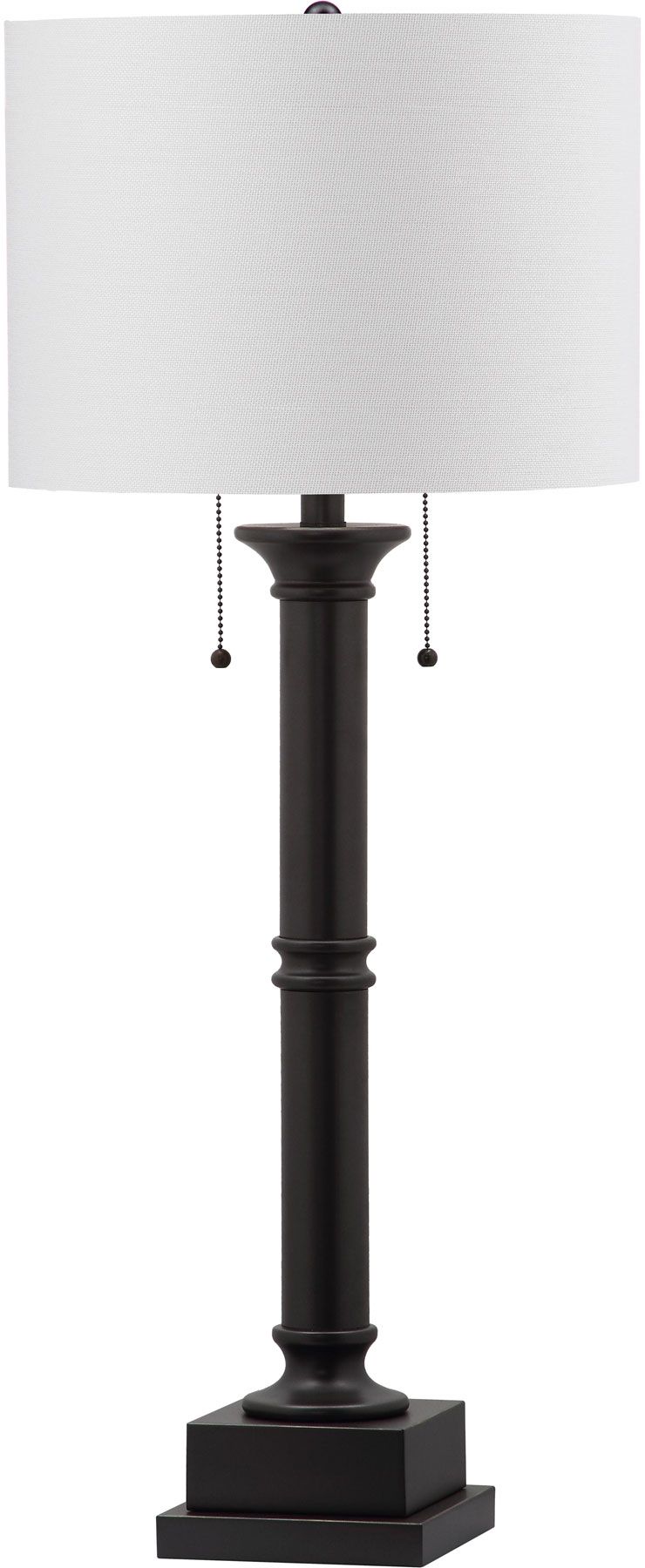  Safavieh Estilo Column Lamp Set of 2 - Black - Bonton