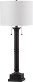  Safavieh Estilo Column Lamp Set of 2 - Black - Bonton