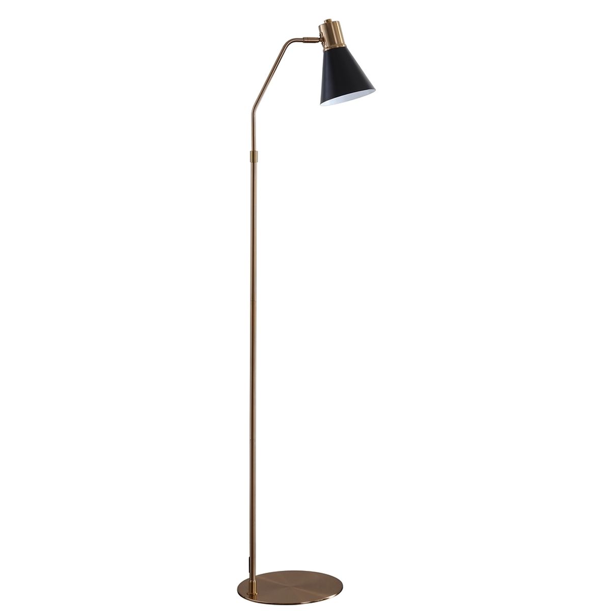  Safavieh Grania Floor Lamp - Gold - Bonton