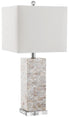  Safavieh Homer Shell/Acrylic Lamp - Vanilla - Bonton