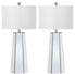  Safavieh Janice Table Lamp Set of 2 - Silver - Bonton