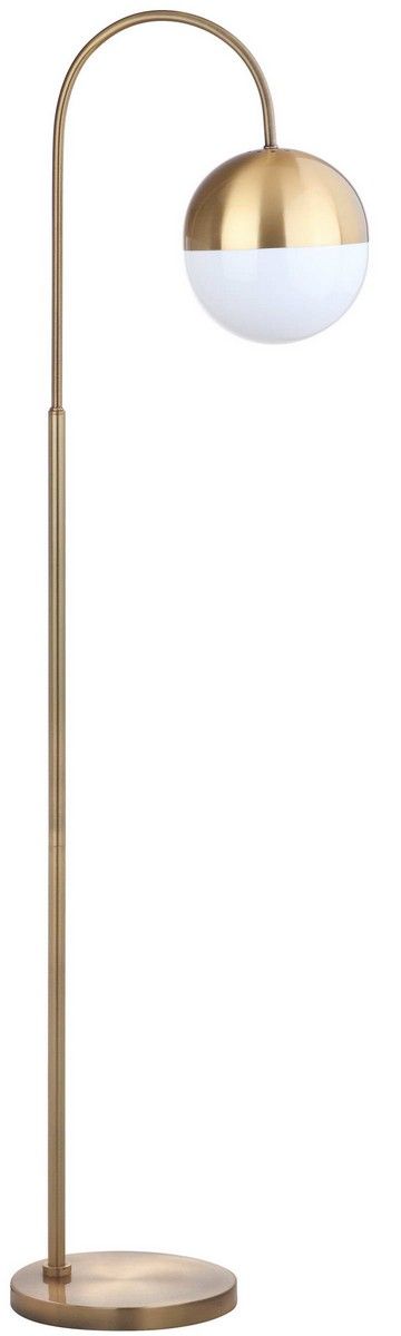  Safavieh Jonas Floor Lamp - Gold - Bonton