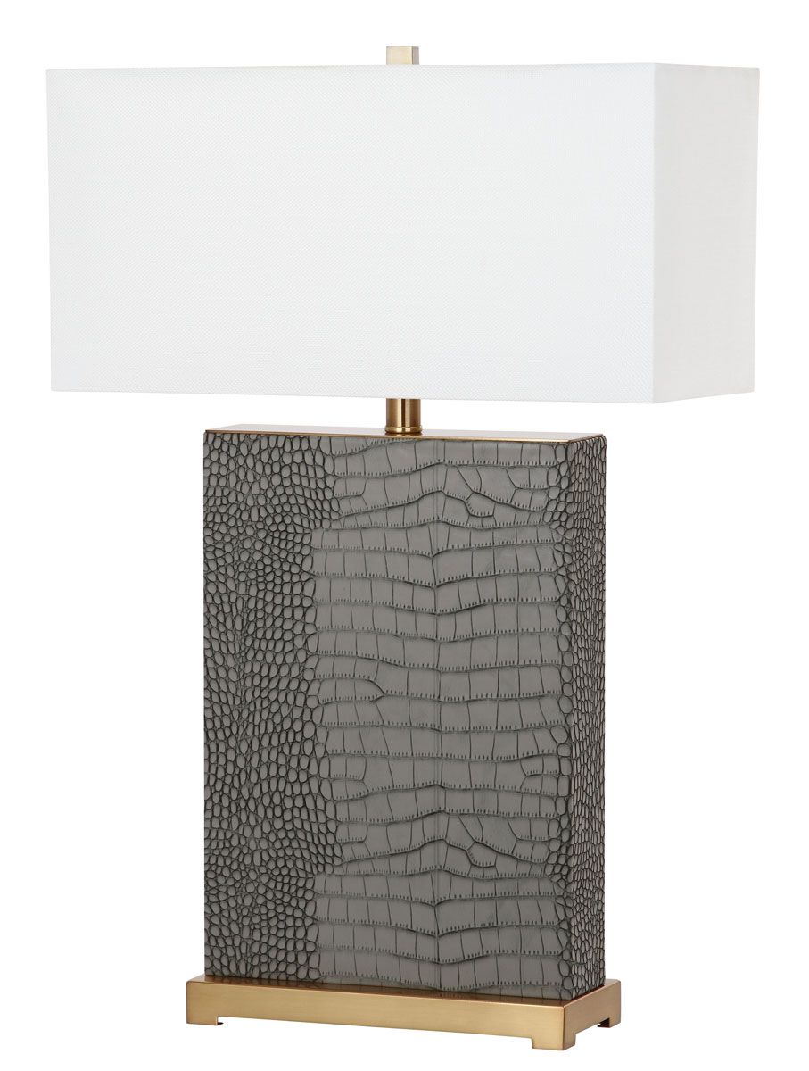  Safavieh Joyce Table Lamp Set of 2 - Gray - Bonton