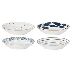 Blue Bay Pasta Bowls Set of 4