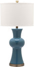  Safavieh Lola Column Table Lamp Set of 2 - Blue - Bonton