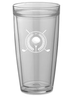 Pastimes Golf Doublewall Insulated Drinking Glass Set of 4