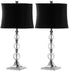  Safavieh Maeve Crystal Ball Lamp Set of 2 - Black - Bonton