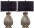  Safavieh Malaga Lamp Set of 2 - Black - Bonton