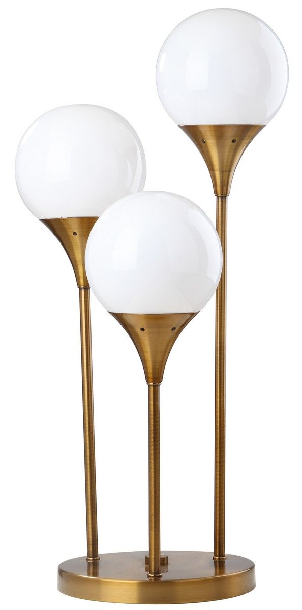  Safavieh Marzio Table Lamp - Gold - Bonton