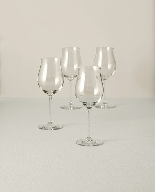 Tuscany Classic Rose Wine Glasses Set of 4