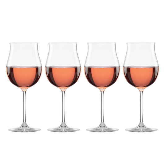 Tuscany Classic Rose Wine Glasses Set of 4