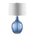  Safavieh Nadine Glass Table Lamp - Blue - Bonton