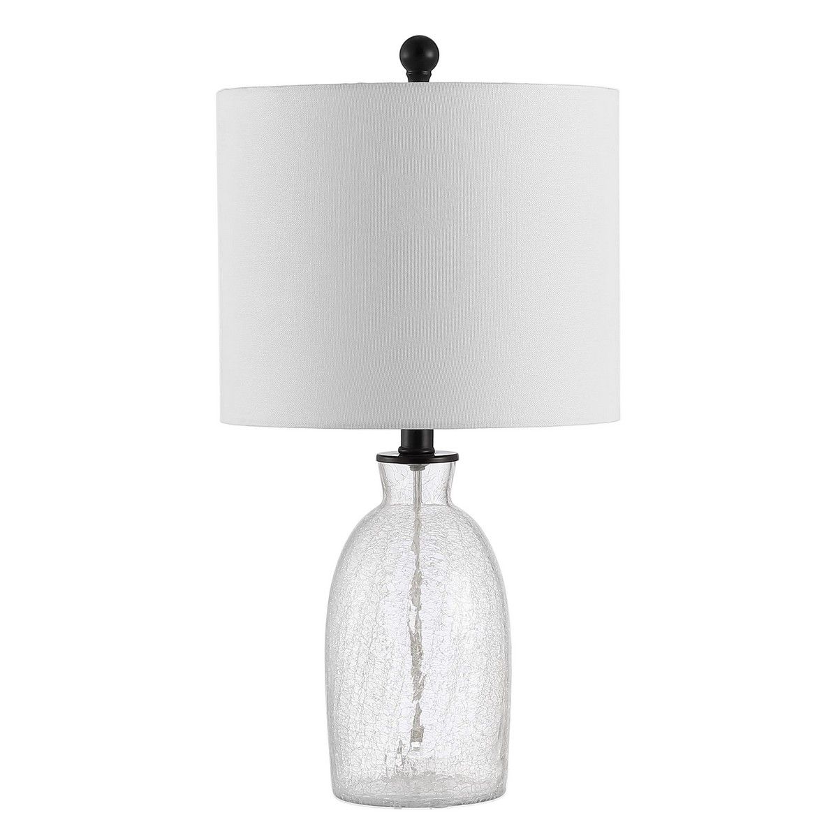  Safavieh Nakula Glass Table Lamp - White - Bonton