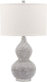  Safavieh Nicole Beaded Table Lamp Set of 2 - Silver - Bonton