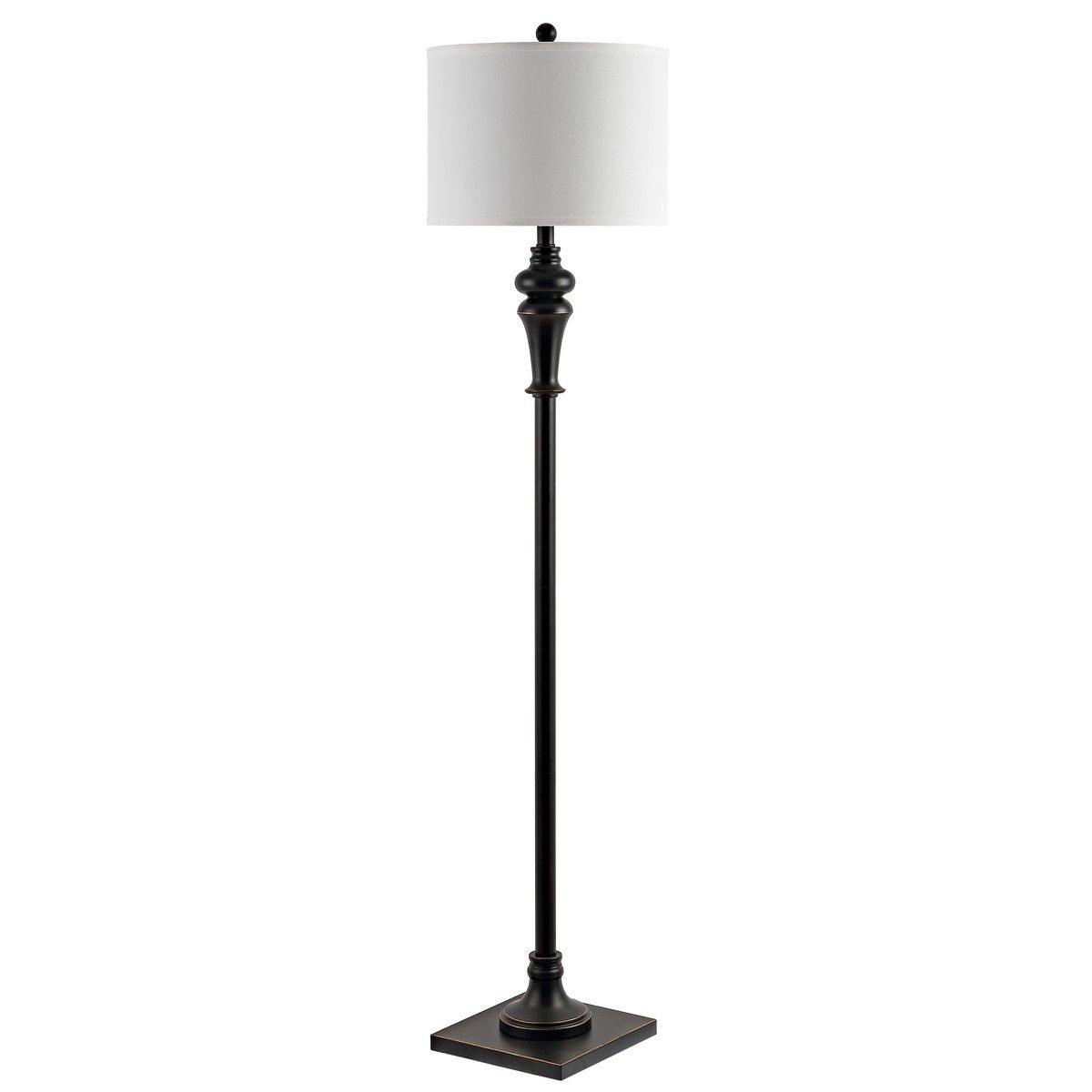  Safavieh Norla Floor Lamp - Black - Bonton