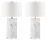  Safavieh Olympia Marble Table Lamp Set of 2 - White - Bonton