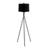  Safavieh Parsen Floor Lamp - Black - Bonton