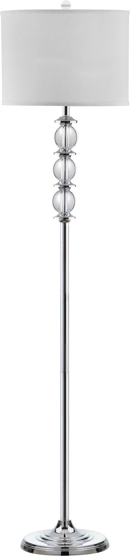  Safavieh Riga Floor Lamp - Silver - Bonton