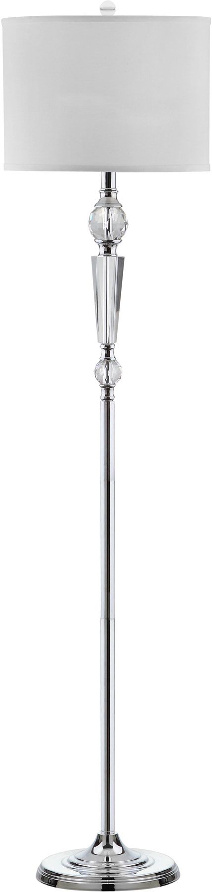  Safavieh Savannah Floor Lamp - Silver - Bonton