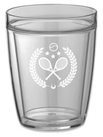 Pastimes Tennis Doublewall Insulated Drinking Glass Set of 4