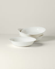 Profile White Pasta Bowls Set of 4