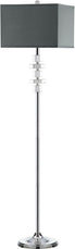  Safavieh Times Square Floor Lamp - Silver - Bonton