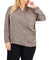 Plus Size Wrap Blouse