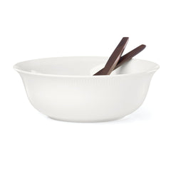 Profile White Salad Bowl & Server Set