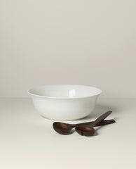 Profile White Salad Bowl & Server Set