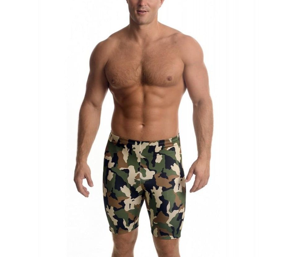  Insta Slim Activewear Camo Print Shorts - Camo - Bonton