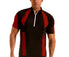  Insta Slim Cycling Back Pocket Short Sleeve Jacket - Black/Red - Bonton