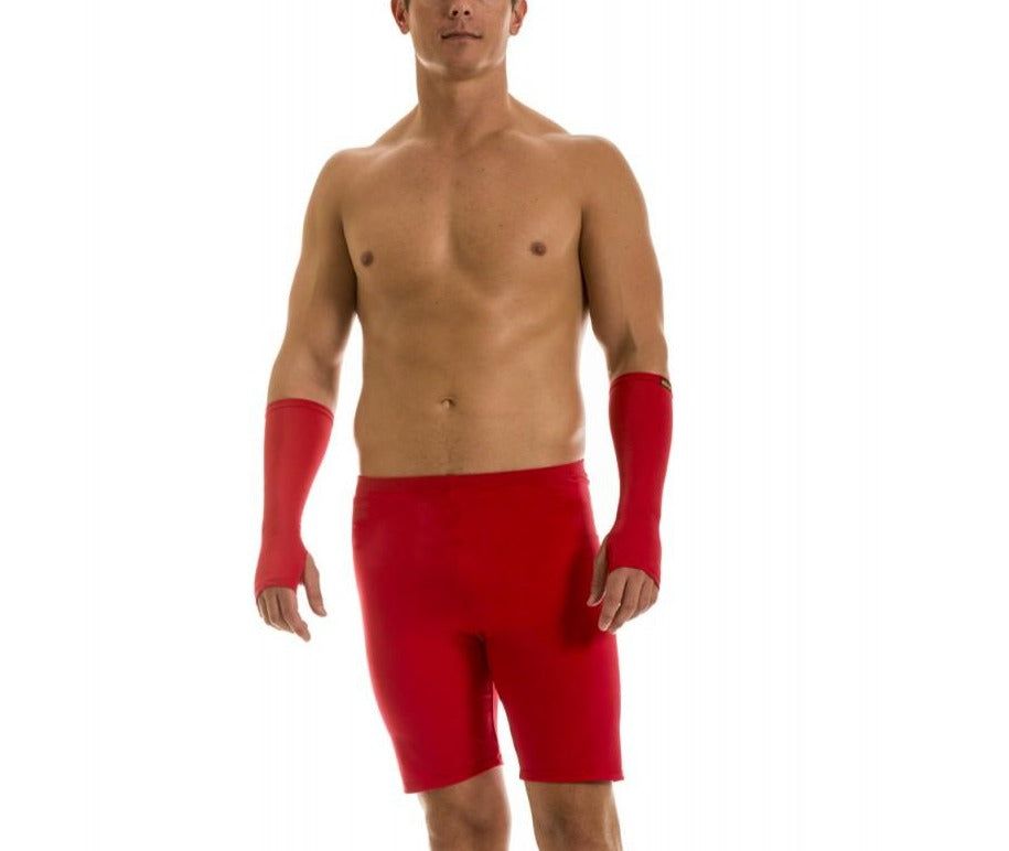  Insta Slim Activewear Base Layer Shorts - Red - Bonton