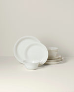 Profile White 12-Piece Dinnerware Set