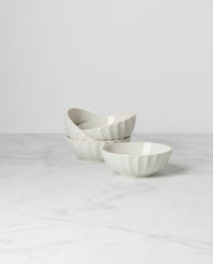 French Perle Scallop All Purpose Bowls Set of 4