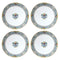 Autumn White Accent Plates Set of 4