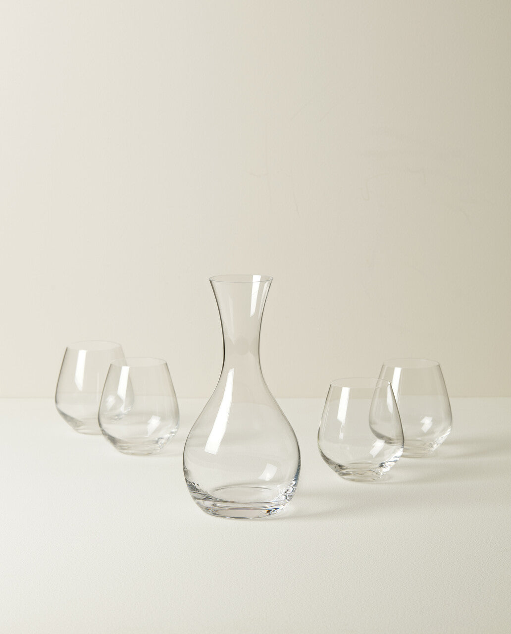  Lenox Tuscany Classics 5-Piece Decanter & Glass Set - Clear - Bonton