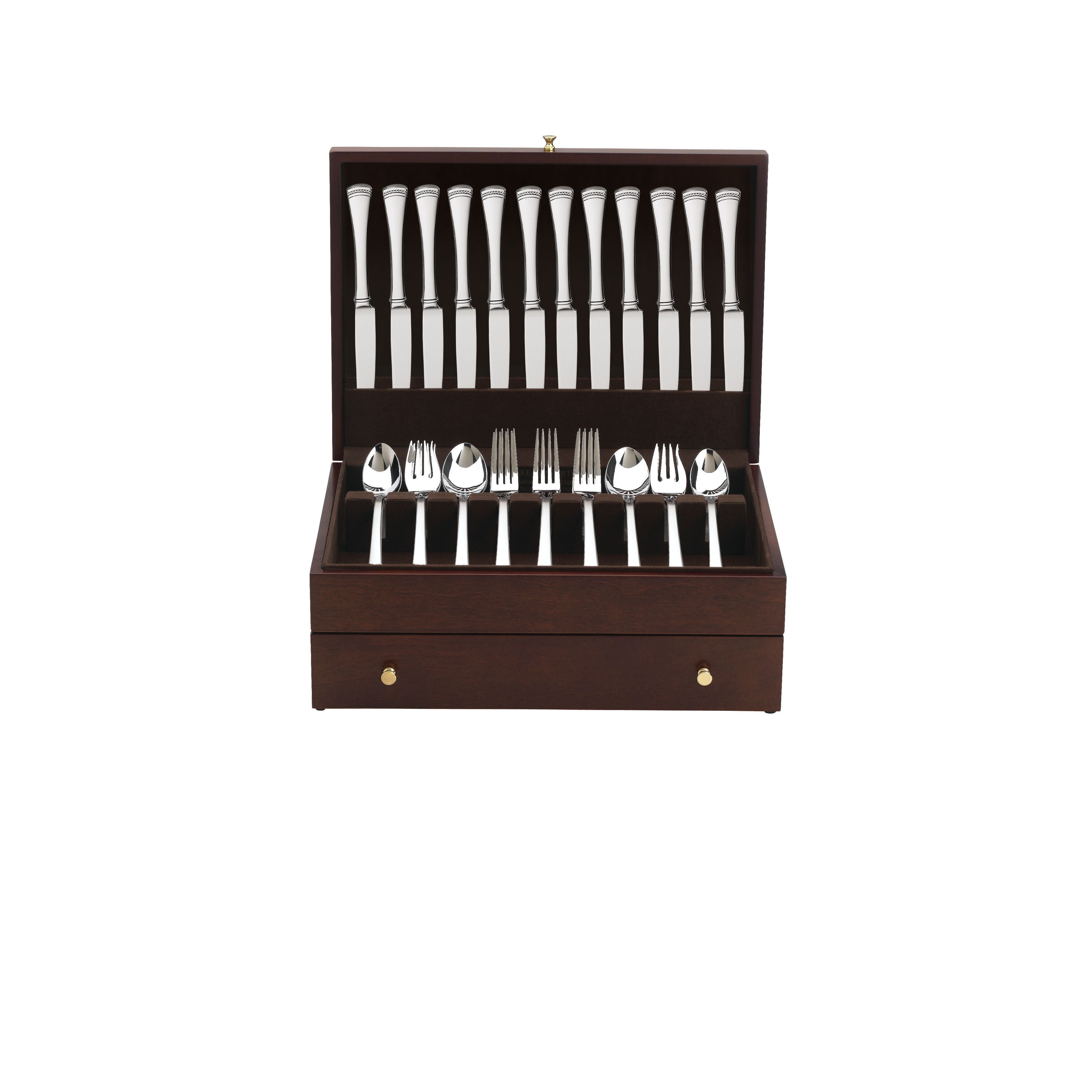  Lenox Mahogany Flatware Chest - Brown / Wood - Bonton