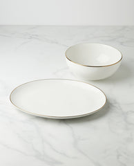 Trianna White Oval Platter