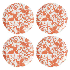 Butterfly Meadow Cottage Saffron Accent Plates Set of 4